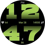 Mega Digit Watch Face
