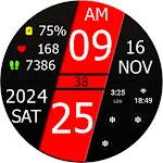 Key WF53 Digital Watch Face