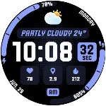 MARATHON Digital Watch Face