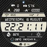 N-SPORT647 Clear Digital Watch
