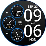 Key WF45 Digital Watch Face