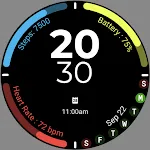 Active Sport Time Watch face