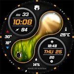 DM160 Stylish Tech Watch Face