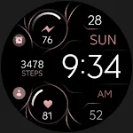 Rose Gold Elegant 2 watch face