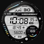MD221 Digital watch face
