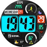 Digital watch face MB356