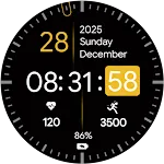 Modern Minimal Digital Watch