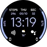 JHW Digital Info: Watch face