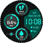 Digital Lumetric Watch Face