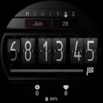 tgr flip clock watch face 1