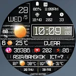 N-SPORT747 Digital Watch Face