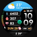PRADO 68 Digital Watch Face