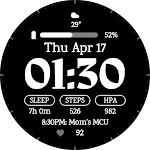 EXD158: Digital Watch Face