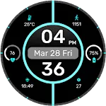 Clock Line Watch Face