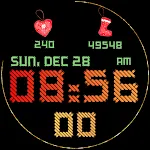 Yarn Digital Watch Face