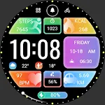 Colorful Widget Colorful Faces