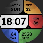 Colorful blocks: Watch Face