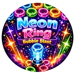 Neon Ring Bubble Blast Offline icon