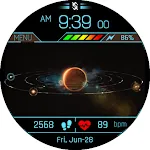 BFF9-Technology Sun and Galaxy
