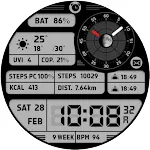 Retro Digital Watch Face