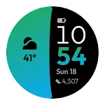 Duo Digital watch face