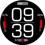 Key058 Digital Watch Face