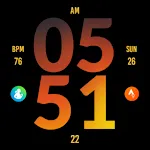 Big Orange Watch Face