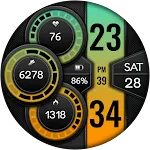 Digital Cuvok Watch Face