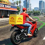 Fast Food Delivery Rider Sim icon