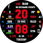 SuperInfo Watch Face Wear OS