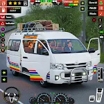 City Mini bus Driving Games icon