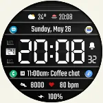DADAM75: Digital Watch Face