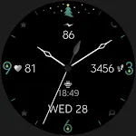 Minimal Christmas Watch Face
