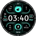 Fancy Digital Watch Face