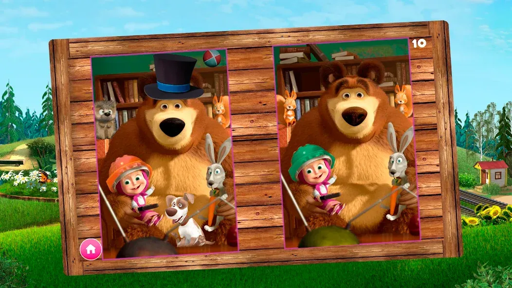 Masha y el Oso Juego Educativo screenshot 7