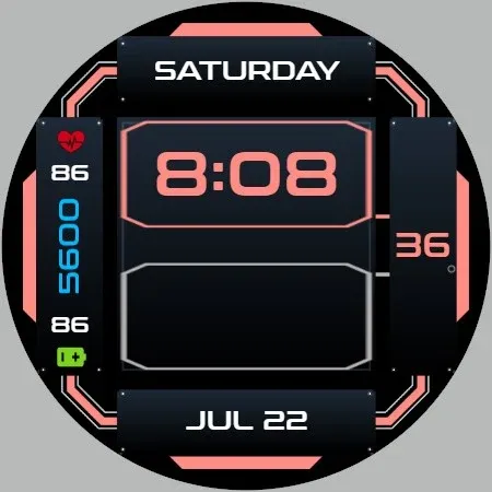 WR 006 Duo Digital Watch Face screenshot 27