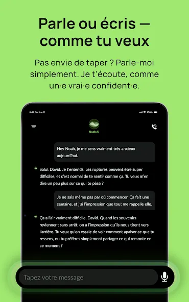 Noah – Votre Thérapeute IA screenshot 11
