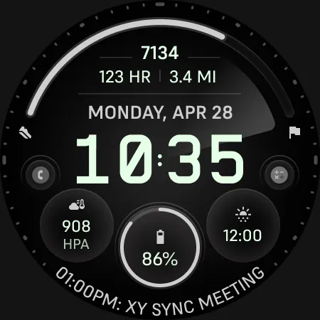 TKS 27 Kuro Watch Face screenshot 15