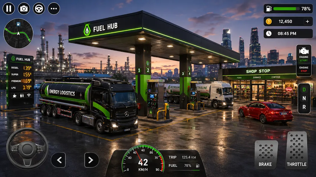 US Real Truck Driver Game 3d screenshot 2