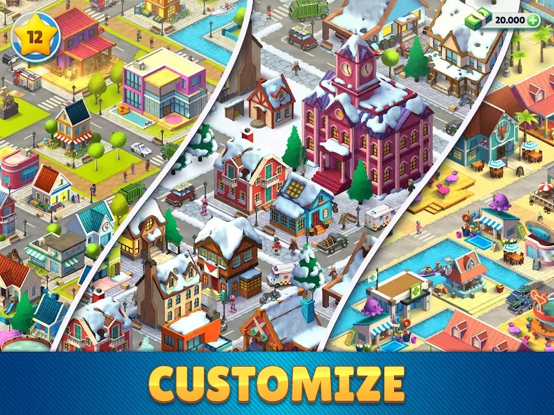 Cozy Town: Design a City Sim screenshot 18