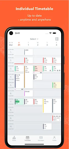 Untis Mobile screenshot 1