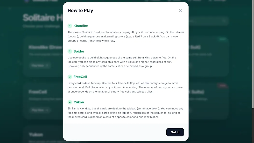 Solitaire Hub Offline Edition screenshot 32