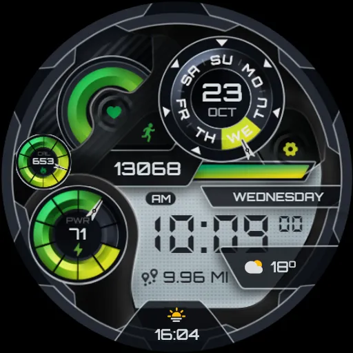 Glass Digital Watch Face screenshot 11