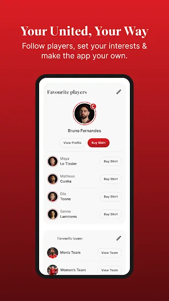 Manchester United Official App screenshot 6