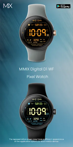 MIMIX Digital D1 Watchface screenshot 3