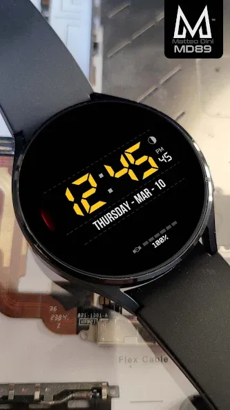 MD89 Minimal Digital watchface screenshot 5