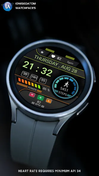 IA87 Digital Watchface screenshot 2