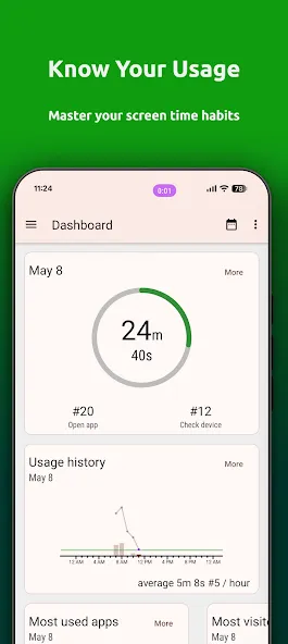 App Usage - 管理/追踪手机及应用使用情况 screenshot 1