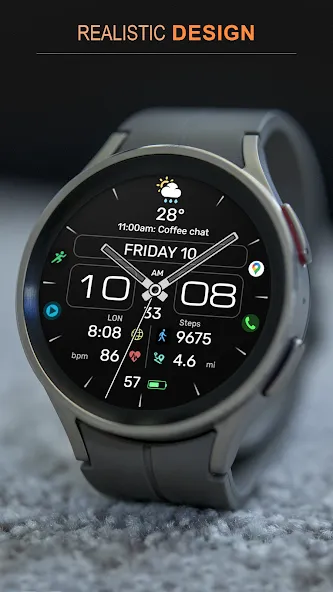 WFP 236 Hybrid watch face screenshot 5