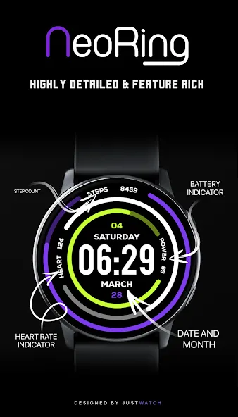 NeoRing Watchface screenshot 4